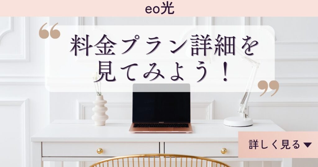 eo光料金プラン　見てみよう